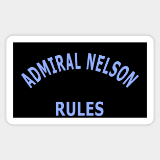 Admiral Nelson Rules Sticker